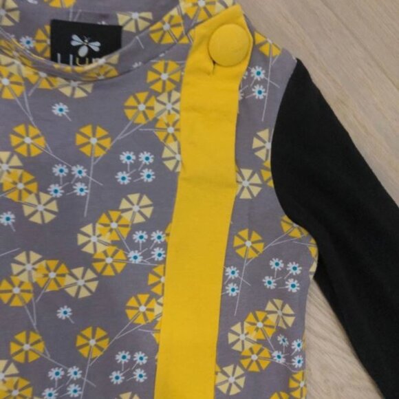 Llum Girls Dress Retro Geometric Modest Modern Conservative Dress Size 12 - Picture 4 of 5